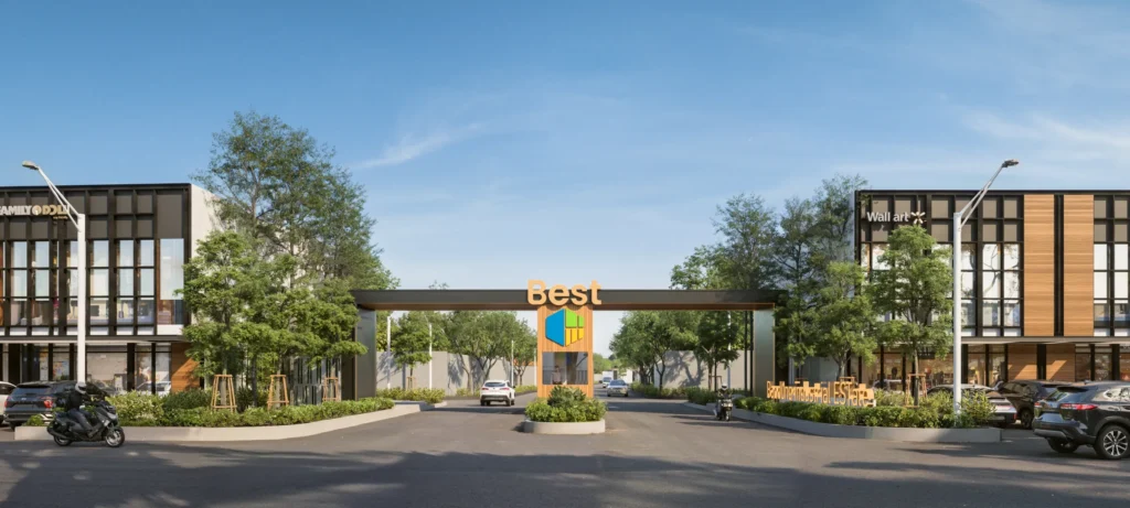 BEST Industrial Estate gate with access to the Soreang toll road